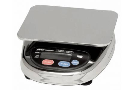 Фасовочные электронные пыле-влагозащищенные весы AND HL-3000LWP